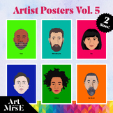 Famous Artists | Classroom Posters | Vol. 5