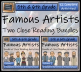 Famous Artists Close Reading Comprehension Mega Bundle | 5