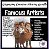 Famous Artists ~ Creative Writing | Research | Reading Com