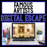 Famous Artists DIGITAL ESCAPE ROOM for Google Drive® | Van