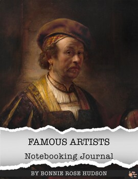 Preview of Famous Artists Notebooking Journal (Plus Easel Activity)