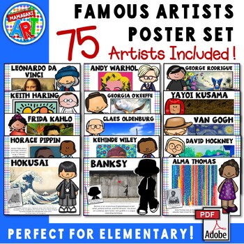 Preview of Famous Artists Poster Set