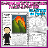 Famous Artists Posters & Coloring Pages Art History Famous