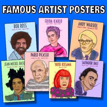 Preview of Famous Artists Posters/ Diverse Representation