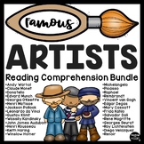 Famous Artists Reading Comprehension Worksheet Information
