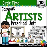 Famous Artists Unit | Activities for Preschool and Pre-K