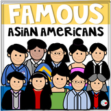 Famous Asian Americans Clip Art Set