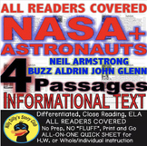 Famous Astronauts CLOSE READING LEVELED PASSAGES Main Idea