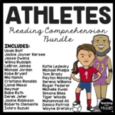 Famous Athletes Biographies Reading Comprehension Bundle Olympics