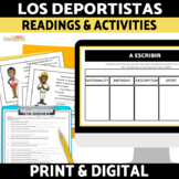 Los Deportes Famous Athletes & Sports in Spanish Reading C