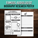 Famous Audiologist Biography Research Poster Project