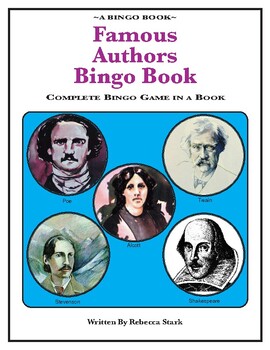 Preview of Famous Authors Bingo Book