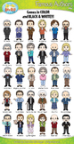 Famous Authors Characters Clipart {Zip-A-Dee-Doo-Dah Designs}