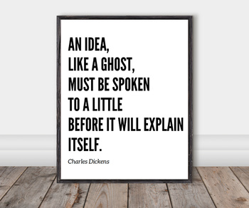 Preview of Famous Authors: Charles Dickens Quote Posters