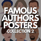 Famous Authors Poster - Collection Two