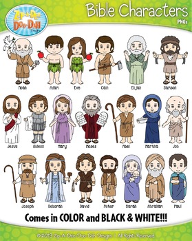 cartoon bible characters