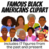 Famous Black Americans from Past & Present Clipart for Bla