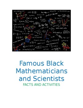 Preview of Famous Black Mathematicians and Scientists