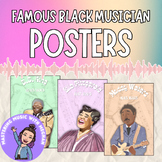 Famous Black Musician Music Posters