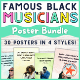 Famous Black Musicians Posters | Black History Music Class