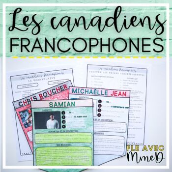 Preview of Famous Canadian Francophones - FSL Unit