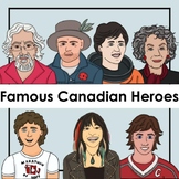 Famous Canadian Heroes Clip Art