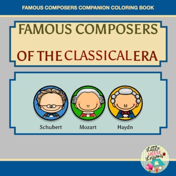 Preview of Famous Classical Composers Companion Book - Digital Music Lesson Plans