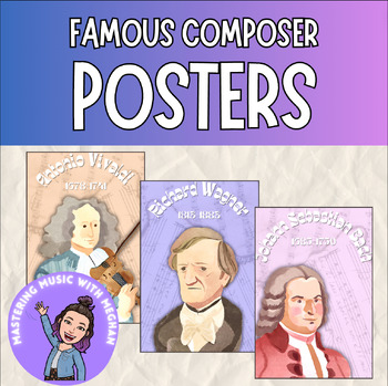 Preview of Famous Music Composer Posters