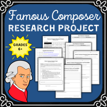 Preview of Famous Composer Research Project
