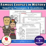 Famous Couples in History Reading Passages