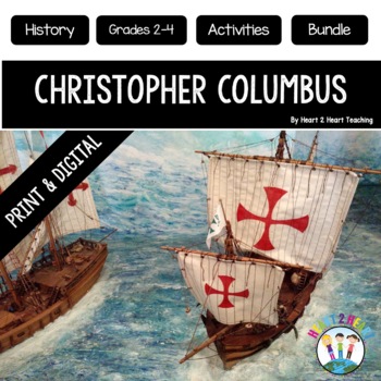 Preview of Christopher Columbus Early European Explorers Passages Activities Print Digital