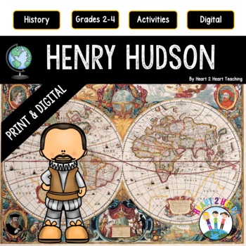 Preview of Henry Hudson Early Explorers Comprehension Passages Activities Digital Bundle