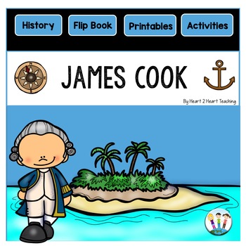 Preview of James Cook Early Explorers Comprehension Passages Activities & Flip Book