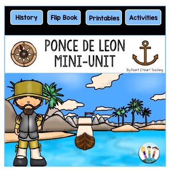 Preview of Ponce de León Early Explorers Comprehension Passages Activities & Flip Book