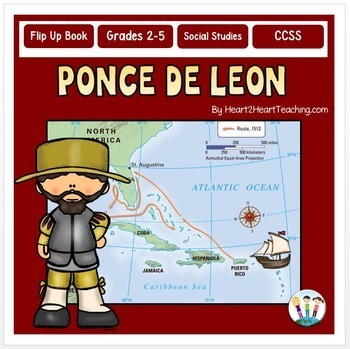 Preview of Ponce de Leon Early European Explorers Comprehension Passages & Activities 