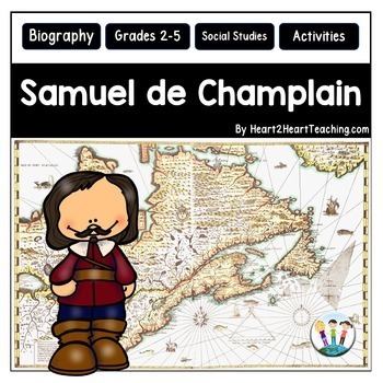 Preview of Samuel de Champlain Early European Explorers Comprehension Passages & Activities
