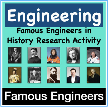 Preview of Famous Engineers Biography Research Set