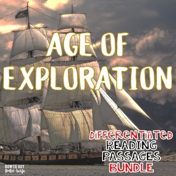 Preview of Age of Exploration Differentiated Reading Passages of Famous Explorers Bundle