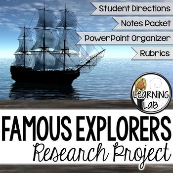 Preview of Famous Explorers Guided Research Project