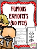 Famous Explorers NO PREP
