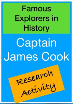 Preview of Famous Explorers - Captain Cook