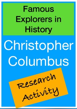 Preview of Famous Explorers - Christopher Columbus