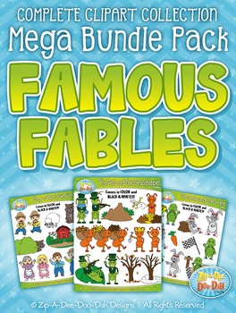 Preview of Famous Fables Clipart Mega Bundle {Zip-A-Dee-Doo-Dah Designs}