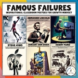 Famous Failures: Inspirational Classroom Posters for Growt