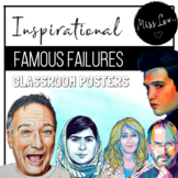 Famous Failures Poster Set | Inspiring Growth Mindset Posters
