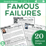 Famous Failures Reading Passages and Poster Set