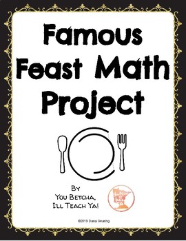 Preview of Famous Feast Math Project
