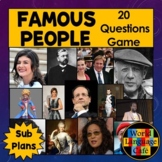 FAMOUS FRANCOPHONES REVIEW GAME ⭐ Famous French People Res