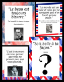 Famous French Quotes Posters - Citations francophones