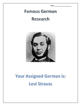 Preview of (FAMOUS GERMANS) Levi Strauss